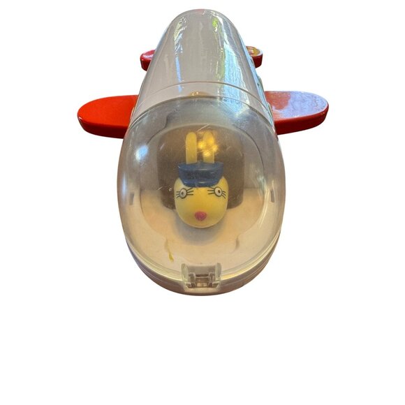 Lot of 3 Figures with Peppa Pig's Adventures Airplane Vehicle Toy Rolling Wheels - Picture 2 of 8